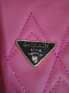 Stylish Purple Quilted Tote Bag