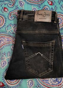 Stylish Dark Wash Denim Jeans