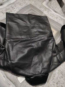 Black Faux Leather Jacket