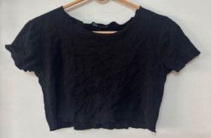 ZARA Black Crop Top