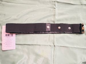 Embellished Black &amp; Orange Belt