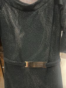 Sparkly Black Maxi Dress