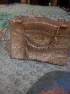 Sparkly Rose Gold Handbag