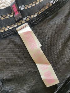 victoria's secret Black Lace Briefs