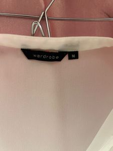White Sheer Formal Blouse