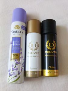 Yardley &amp; Denver Deodorant Spray Bundle