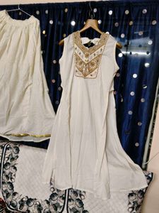 Indo western ghagra long top
