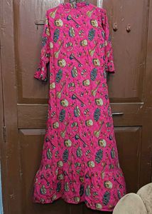 Pink 👗Printed Kurta