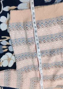 Patterned Knit Pullover Sweater