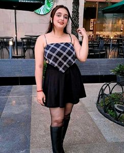 Classic Black Flared Skirt 🎀💖