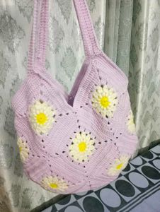 Daisy Crochet Handbag