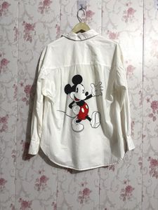 Stradivarius x Disney: Mickey Mouse Oversized Whit