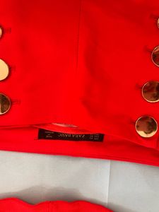 ZARA Chic Red Co-ord Set