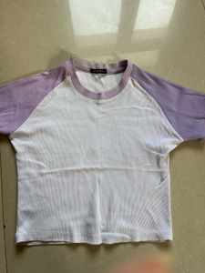 Two-Tone Casual T-Shirt