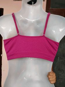 F&amp;F Premium Rani Pink Ribbed Seamless Bralette (Si