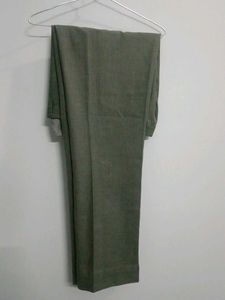 Men's charcoal grey cotton linnen Trousers.New con