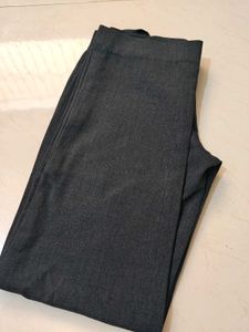 Gray Straight Leg Pants