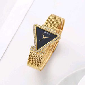 Elegant Triangle Guess Watch with Crystals