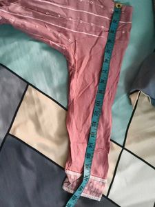 Pink Striped Kurta and pant set