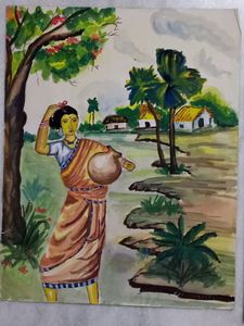 Women In Village And The Forest