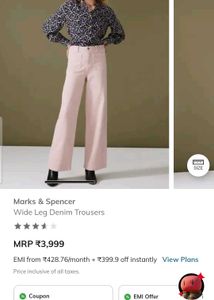 Marks &amp; Spencer Pink jeans