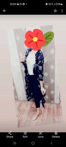 Stylish Printed Kimono Jacket