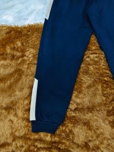 Jockey Navy Blue Joggers with Tan Accents