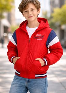 Vintage Red Puffer Jacket
