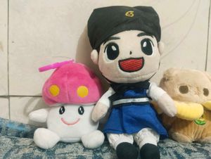 Cute Plush Toy Set of 3