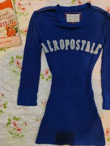 Aeropostale Blue Thermal Top