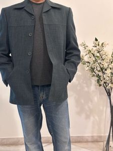 Men’s Charcoal Grey Formal Blazer | Size 42 | Exce