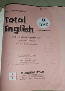 Combo Class 9 &amp; 10 Total English Morning Star Text