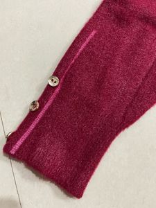 Maroon Knit Sweater / Pullover