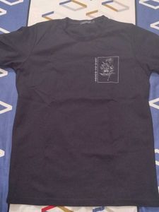 KAOUTS Black Graphic T-Shirt