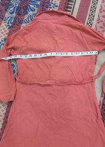 Chic Pink Shirt and Navy Pants Set