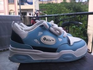 Sky Blue &amp; White Sneakers