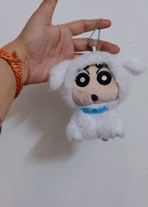 Cute Shinchan Sheep Plush Keychain