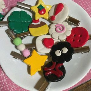 Cute Handmade Hair Clips (Set of 3)