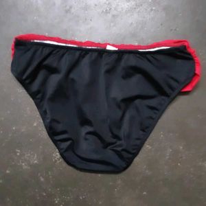 Stylish Red and Black Bikini panty