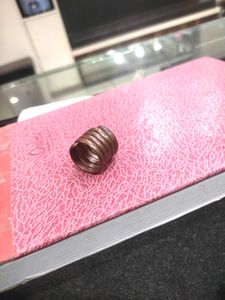 Copper Roundend Round Ring Pure Copper (Free Size)