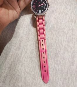 Pink Fastrack Watch