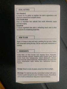 Oshea 10% Viatmin c Face Serum