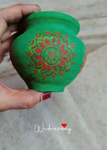clay pots for show piece