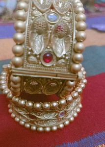Antique Gold-Plated Bangle Set