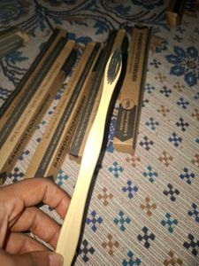 Eco-Friendly Bamboo Toothbrush Set