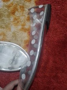 Clear Polka Dot Sandals