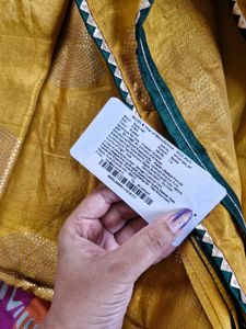 Elegant Mustard Yellow Saree