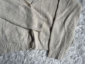 Cozy Beige Knit Cardigan