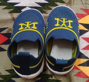 Toddler Blue Slip-On Shoes