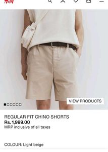 H&M Regular Fit Chino Shorts